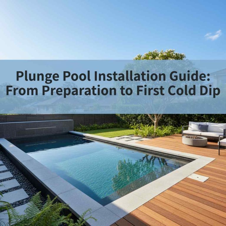 Plunge Pool Installation Guide: From Preparation to First Cold Dip