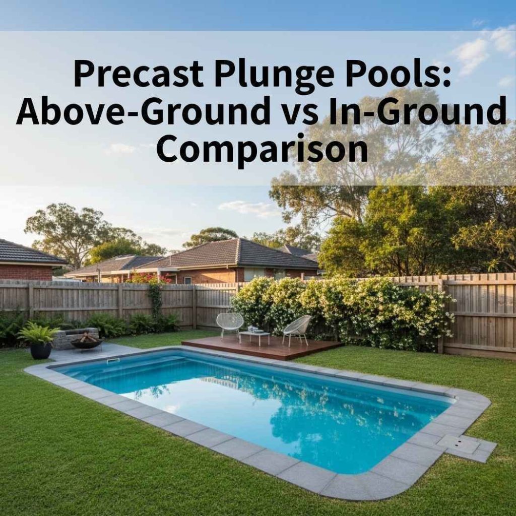 Precast Plunge Pools: Above-Ground vs In-Ground Comparison