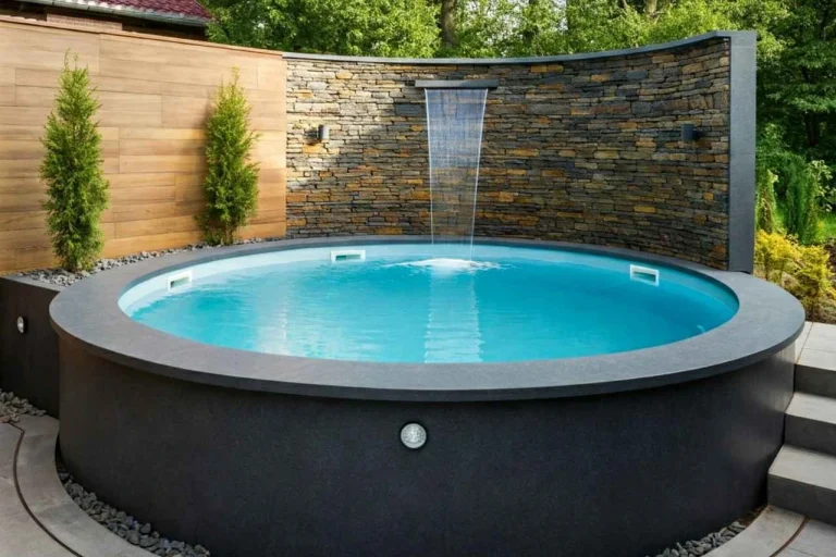 Above ground plunge pool in Sydney
