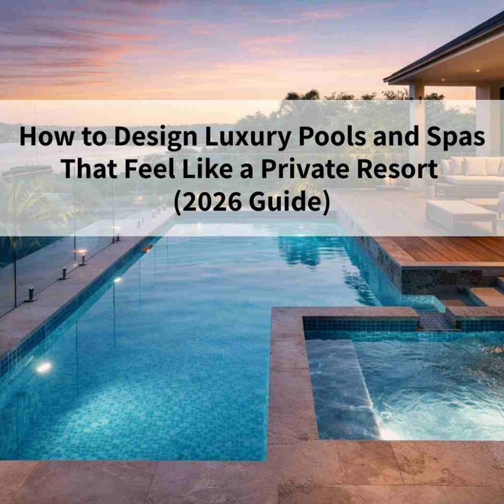 How to Design Luxury Pools and Spas That Feel Like a Private Resort (2026 Guide)